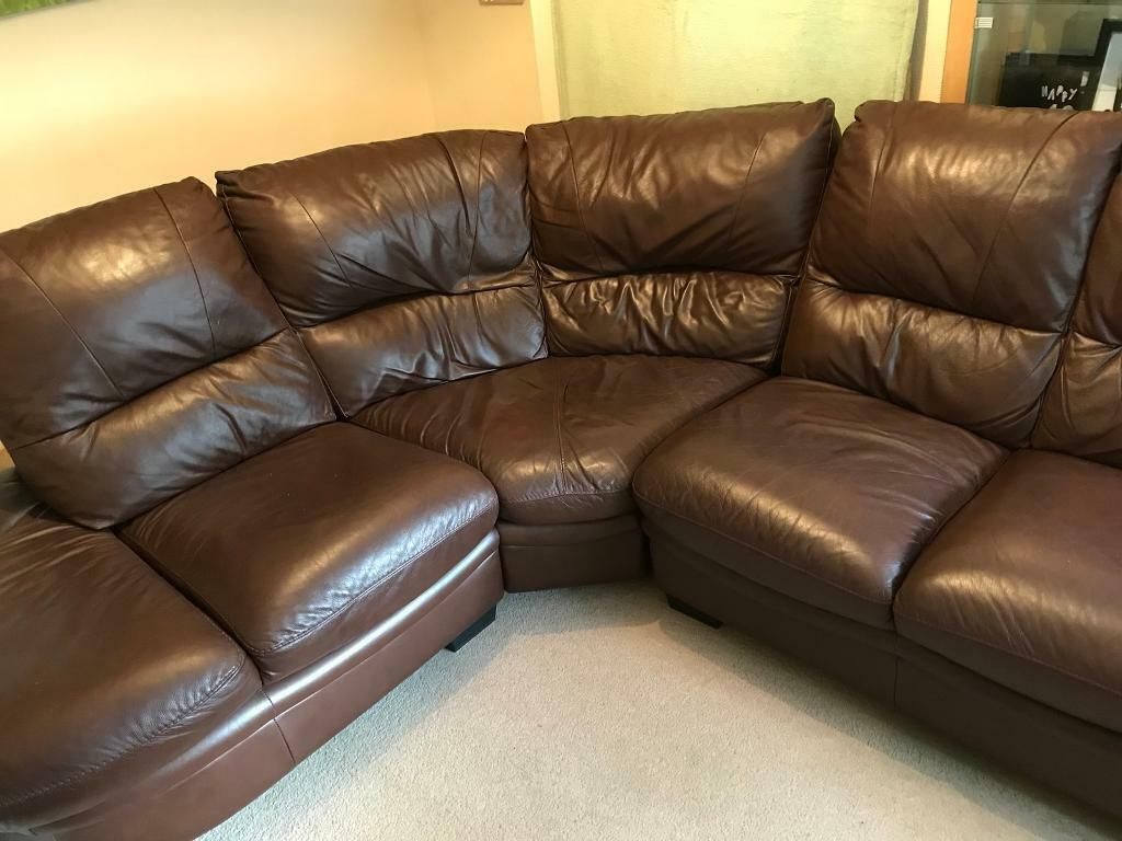 Brown Leather Corner Sofa | In Bexley, London | Gumtree Pertaining To Leather Corner Sofas (View 6 of 15)
