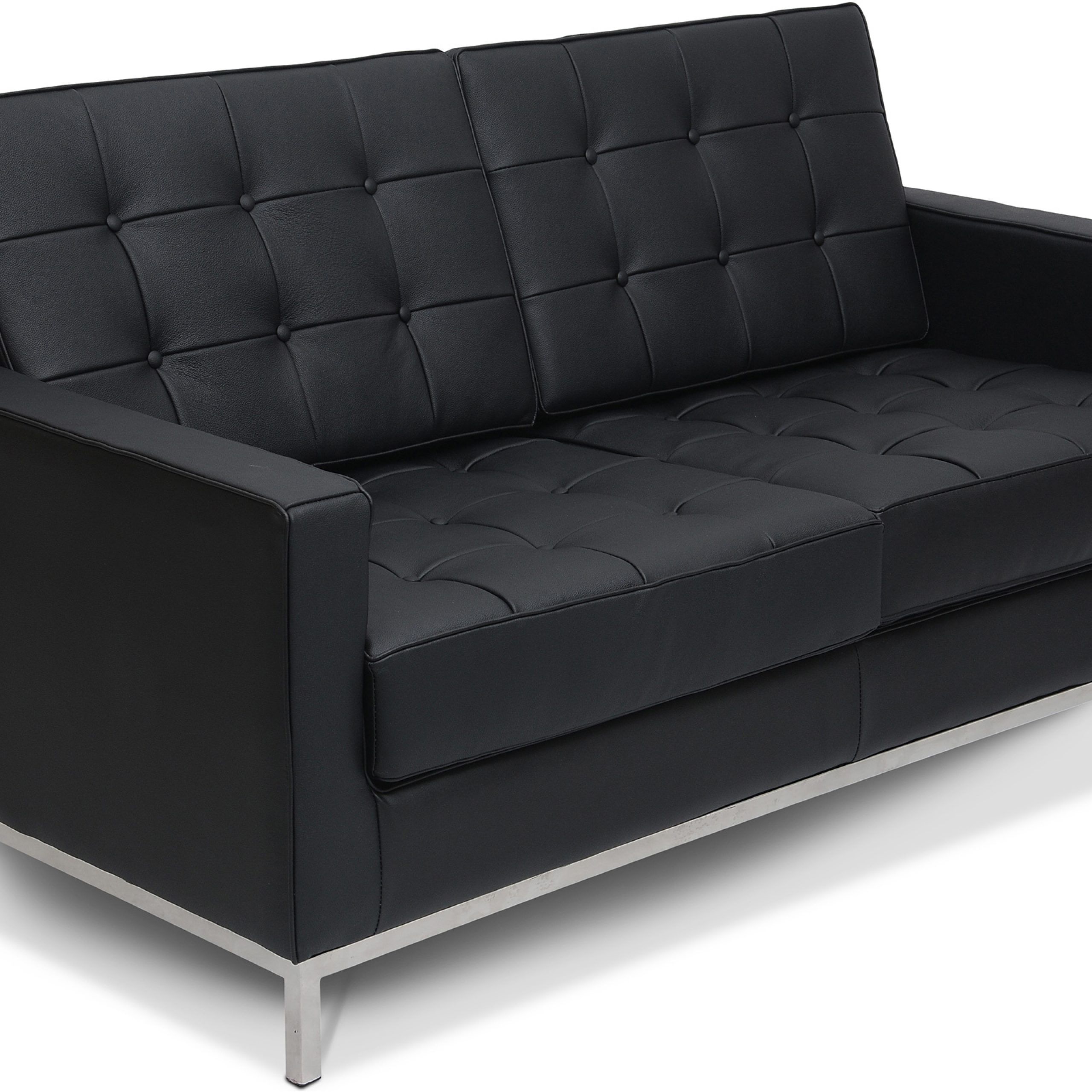 Buy Design Sofa – Florence Knoll Style (2 Seats) – Faux Within Florence Knoll Style Sofas (View 11 of 15)