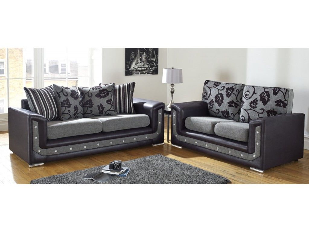 Crystal Amalfi 3+2 Seat Deep Fill Fabric Living Room Sofas Inside Living Room Sofa Chairs (View 8 of 15)