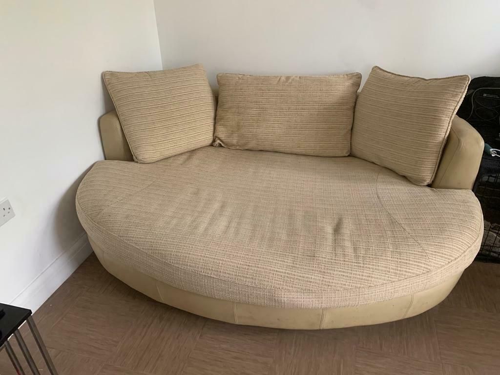 Cuddle Sofa | In Bookham, Surrey | Gumtree Intended For Snuggle Sofas (View 5 of 15)