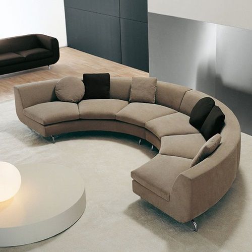 Curved Sectional Sofas – Classic Italian Furniture Regarding Round Sofas (View 15 of 15)