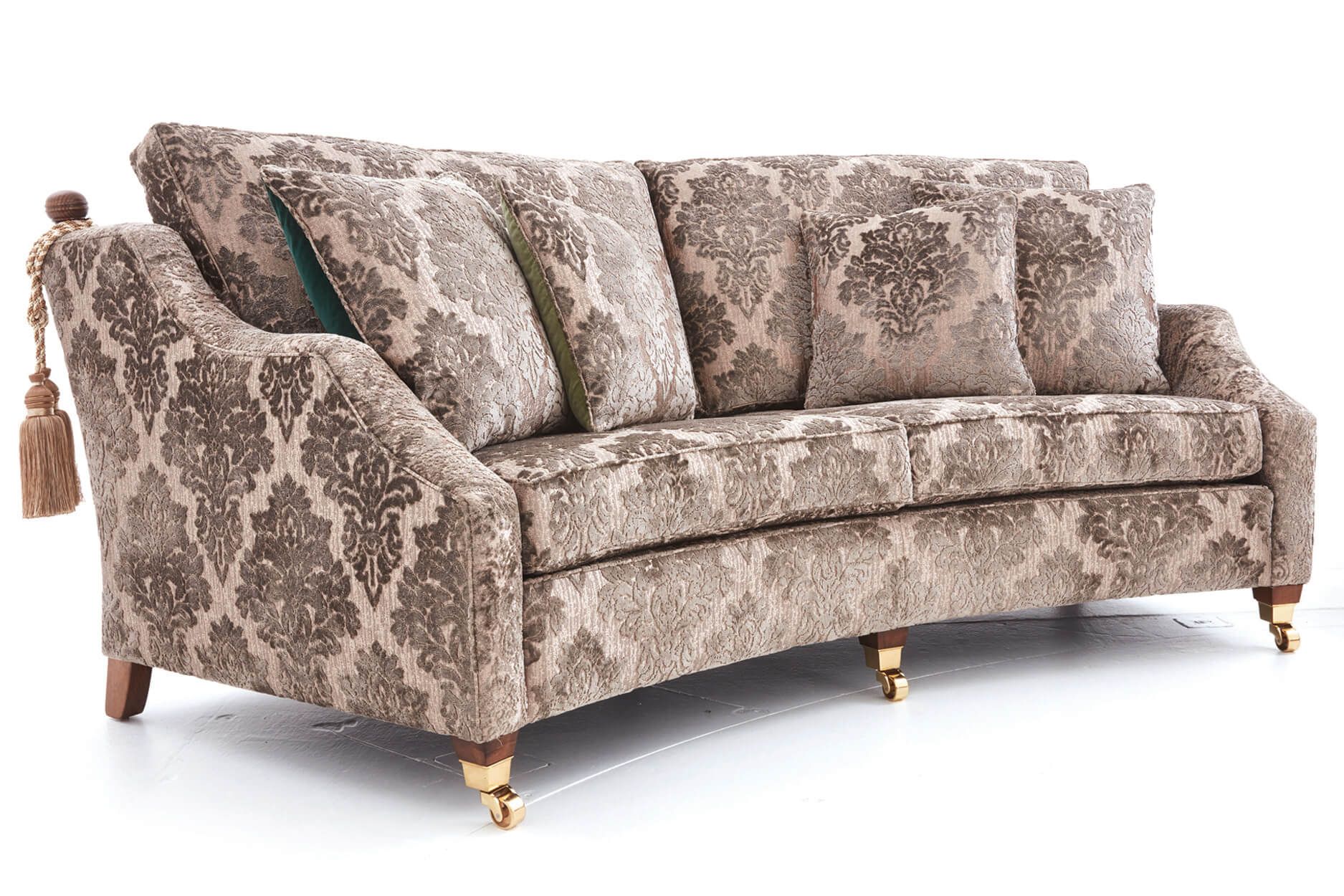 Custom Designed Curved Sofa – Mark Alexander For Round Sofas (View 10 of 15)