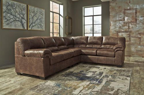 Dark Living Room Sectional – Ashley Bladen Coffee Left Arm In 2Pc Maddox Left Arm Facing Sectional Sofas With Chaise Brown (View 1 of 15)