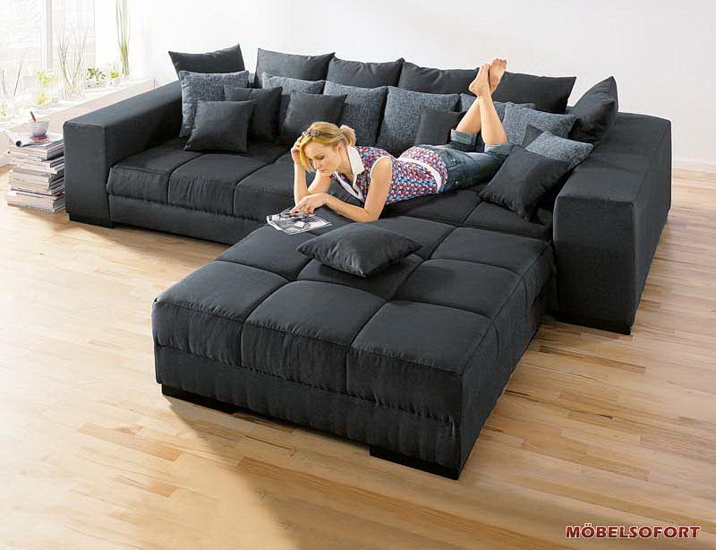 Elegant Big Sofa Of Sofa Big Luna, Sitzecke, Polsterecke Inside Big Sofa Chairs (View 10 of 15)