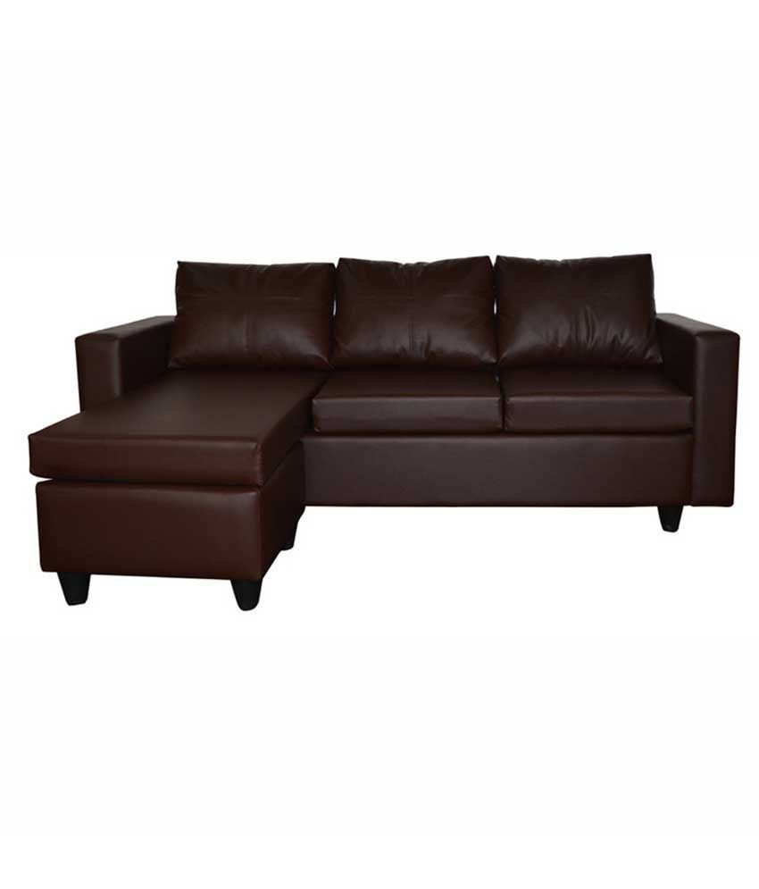 Elegant Furniture Deco L Shape Sofa In Brown – Buy Elegant Pertaining To Elegant Sofas And Chairs (View 6 of 15)