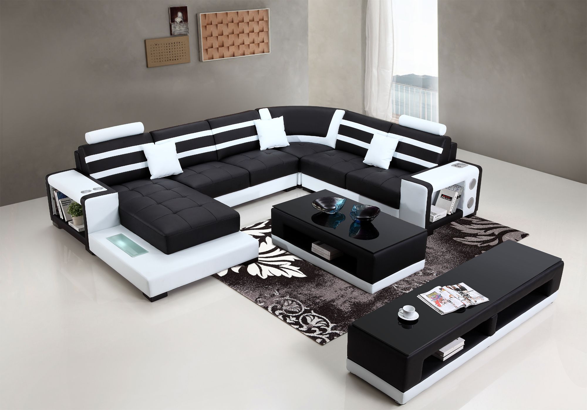 Elegant Multi Functional Corner Sofa – Joy Furniture Throughout Corner Sofa Chairs (View 10 of 15)
