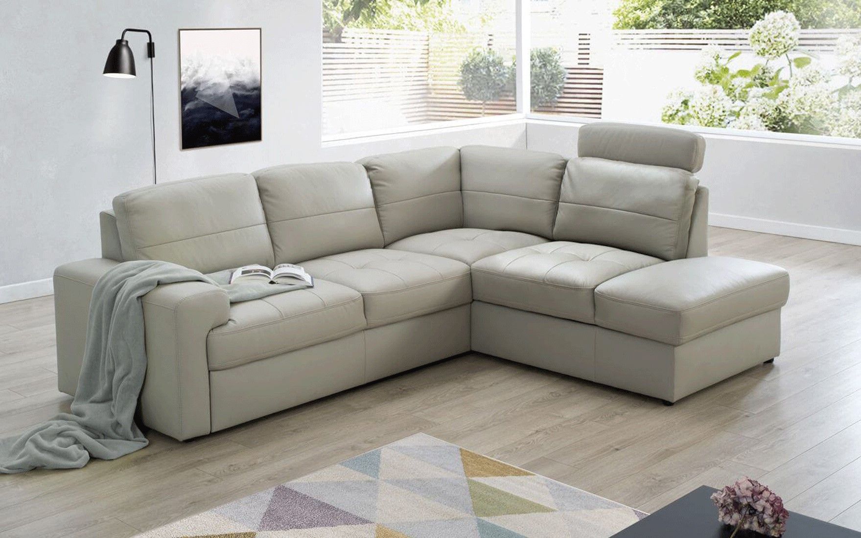Ella Sectional Right W/Bed & Storage, Sectionals With Throughout Hannah Right Sectional Sofas (View 11 of 15)