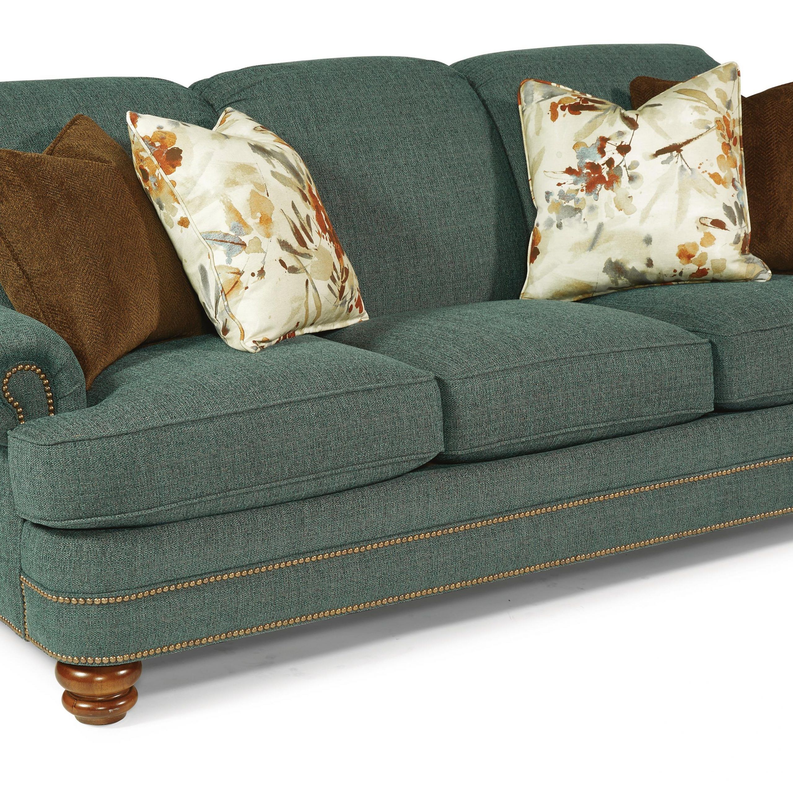 Flexsteel Bay Bridge 7791 31 Traditional Rolled Back Sofa Intended For Traditional Sofas And Chairs (View 5 of 15)