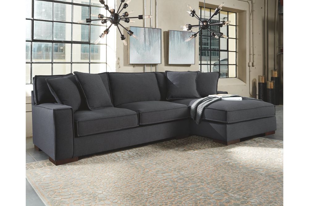 Gamaliel 2 Piece Sectional With Chaise | Living Room Sofa Inside 2Pc Burland Contemporary Sectional Sofas Charcoal (View 7 of 15)