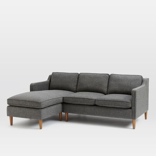 Hamilton 2 Piece Chaise Sectional | Upholstered Chaise Within 2Pc Burland Contemporary Chaise Sectional Sofas (View 15 of 15)