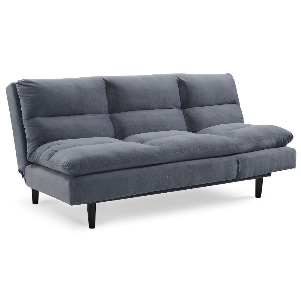 Heavenly Dusty Blue Convertible Sofa Bed – Monterrey In Within Brayson Chaise Sectional Sofas Dusty Blue (View 1 of 15)