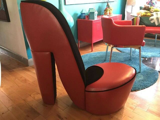 High Heel Chair From The Crochet Crowd | Artistic Regarding Heel Chair Sofas (View 4 of 15)