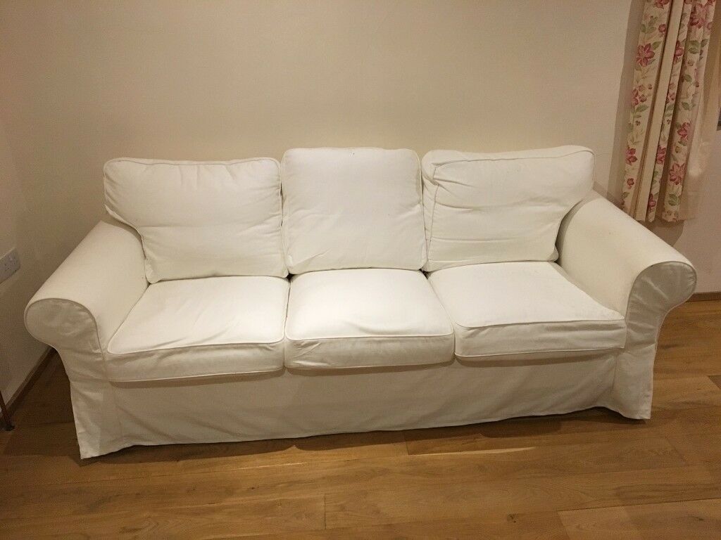 Ikea Erktorp Sofa 3 Seater, Removable Washable Covers Regarding Washable Sofas (View 8 of 15)