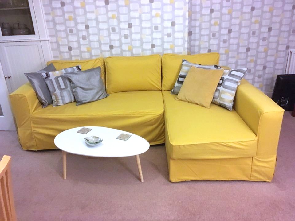 Ikea Manstad Sofa In Comfort Works' Shire Mustard Sofa Inside Manstad Sofas (View 4 of 15)