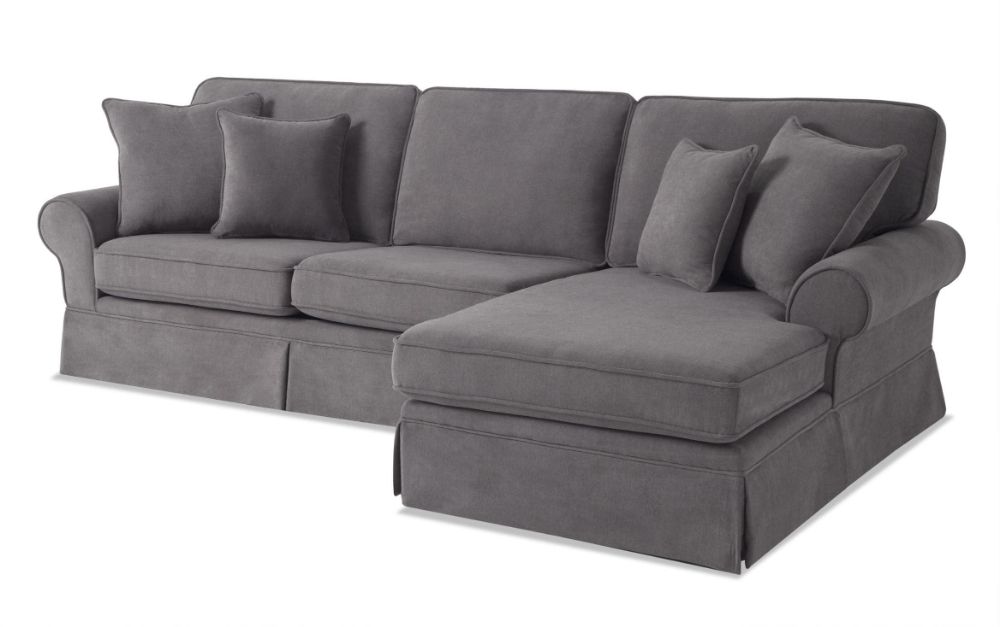 Katie Charcoal 2 Piece Left Arm Facing Sectional Regarding Katie Charcoal Sofas (View 2 of 15)