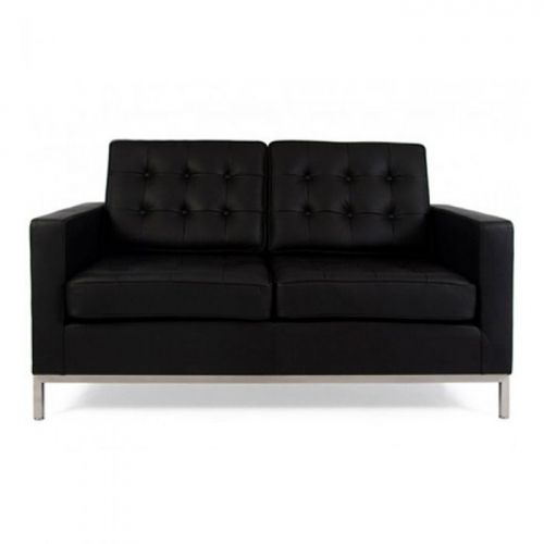 Knoll 2 Seat Sofa, Florence Knoll Inspired, Leather Sofa In Florence Knoll Leather Sofas (View 15 of 15)