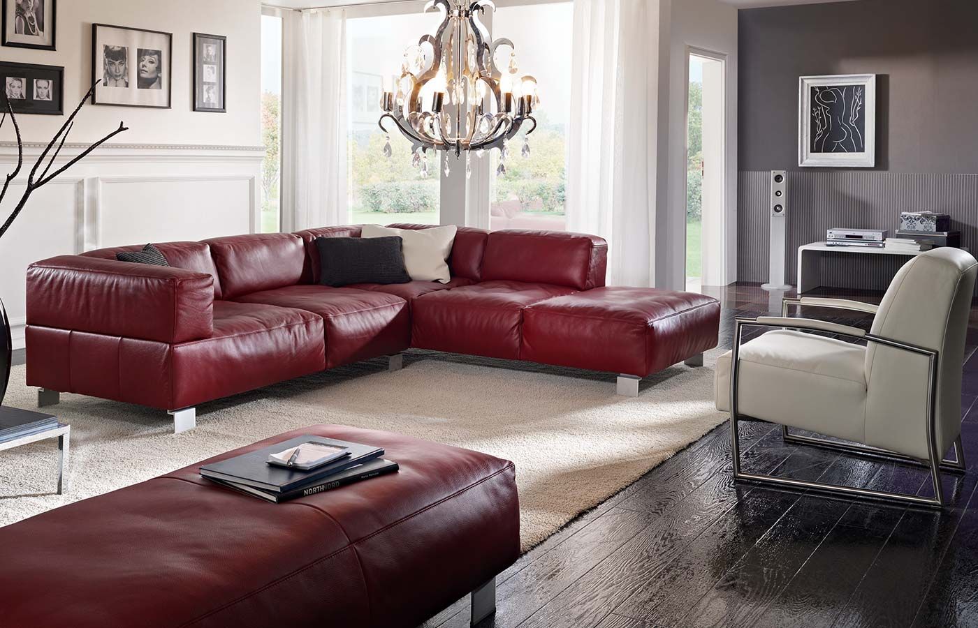 K+W Luxury Lounge Sofa – Loft 7490 Corner – Lawton Imports Inside Fancy Sofas (View 4 of 15)