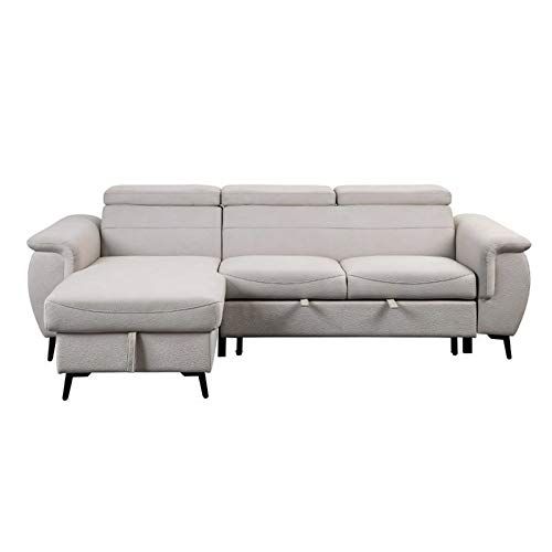 Lexicon Cadence Microfiber Reversible Sectional Sofa In For Harmon Roll Arm Sectional Sofas (View 13 of 15)
