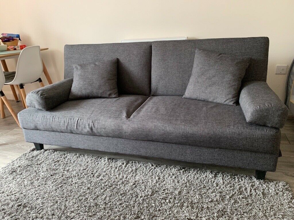 Like New Sofa Bed + Grey Rug | In Stratford Upon Avon For Stratford Sofas (View 14 of 15)