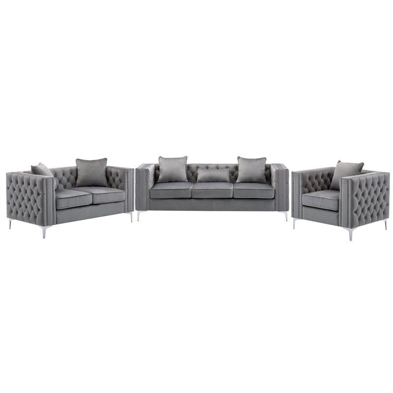 Living Room Sets: Sofa Sets With Couch And Loveseat Inside 2Pc Maddox Right Arm Facing Sectional Sofas With Cuddler Brown (View 11 of 15)
