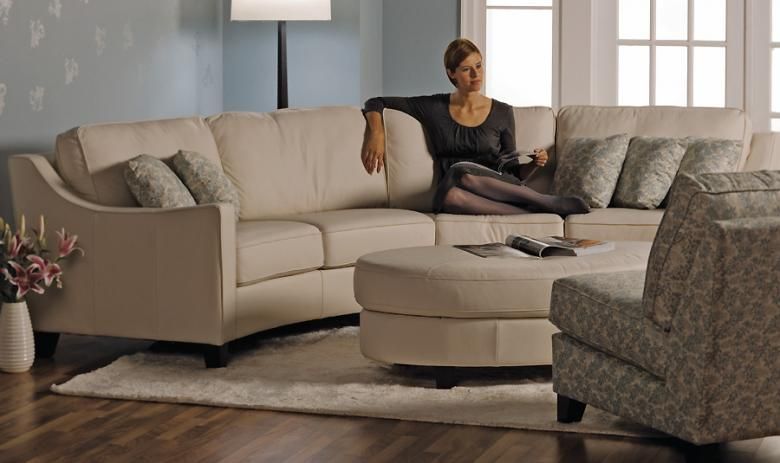 Luna Curved Leather Sofa Set Http://Www With Luna Leather Sectional Sofas (View 7 of 15)