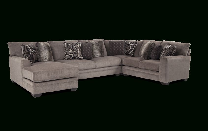 Luxe 4 Piece Right Arm Facing Sectional With Chaise | Bobs Regarding Kiefer Right Facing Sectional Sofas (View 7 of 15)
