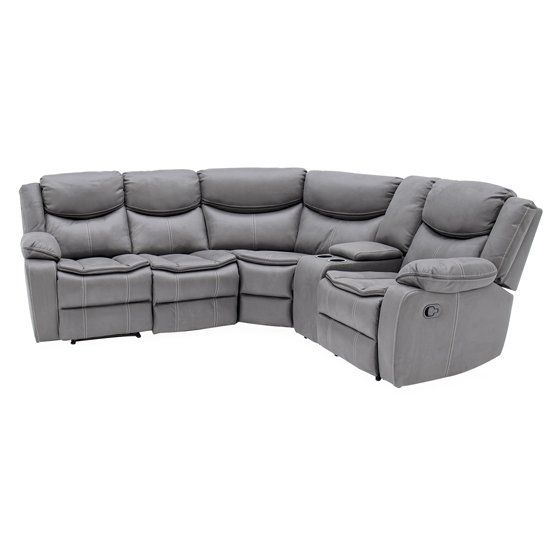 Merryn Sectional Fabric Right Arm Facing Sofa In Grey Throughout 2Pc Maddox Right Arm Facing Sectional Sofas With Chaise Brown (View 4 of 15)