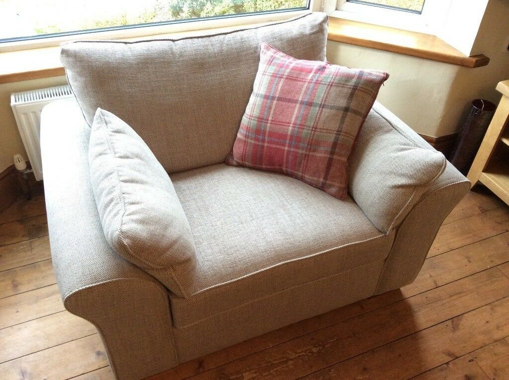 Next Sofa And Snuggle Chair – As New | In Seascale Regarding Snuggle Sofas (View 4 of 15)