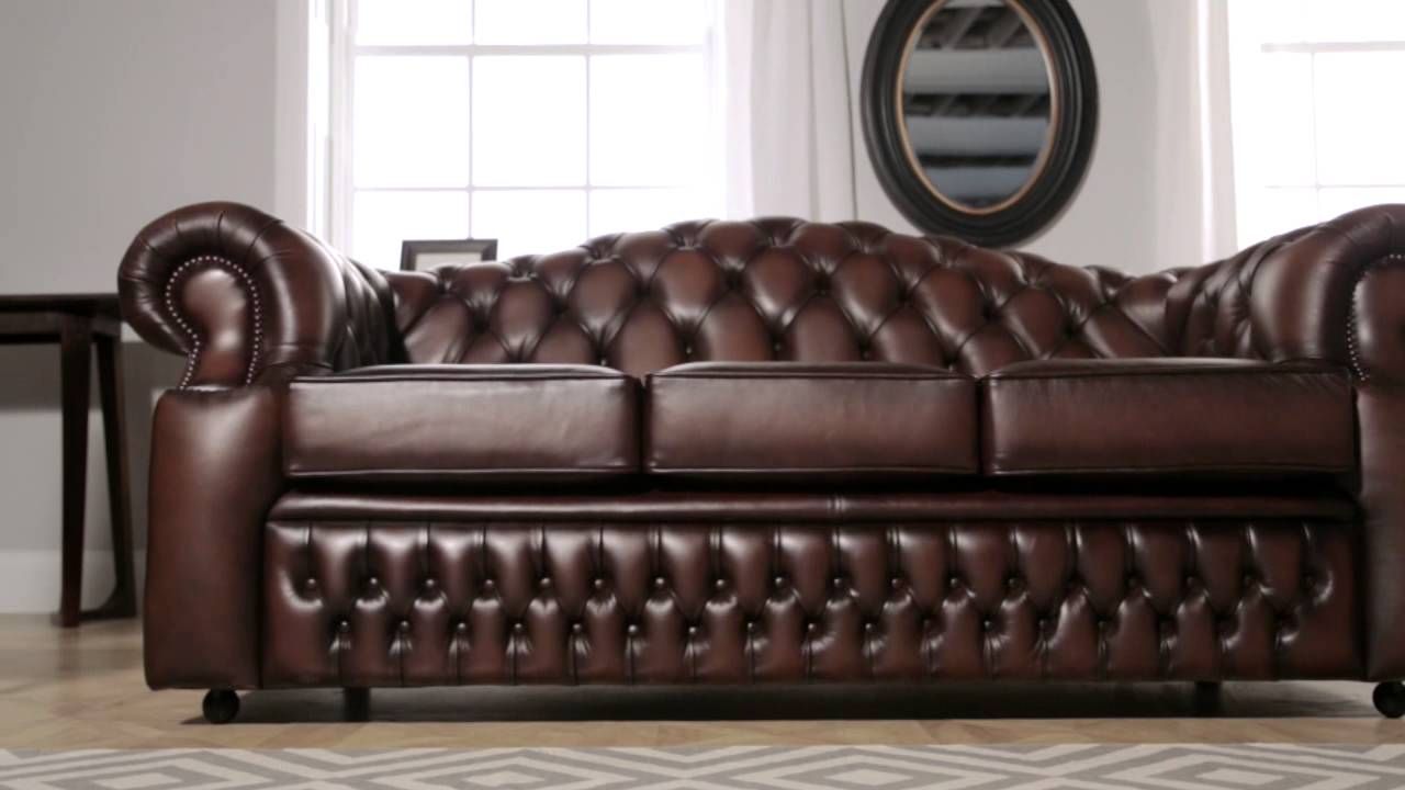Oxford Chesterfield Sofa From Sofassaxon – Youtube Throughout Oxford Sofas (View 13 of 15)