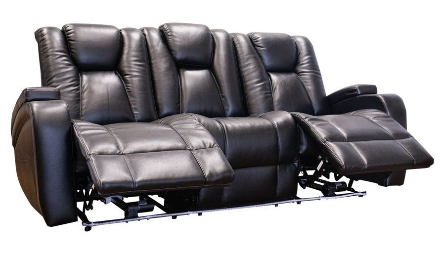 Panther Leather Power Reclining Sofa Console Loveseat Inside Panther Fire Leather Dual Power Reclining Sofas (View 7 of 15)