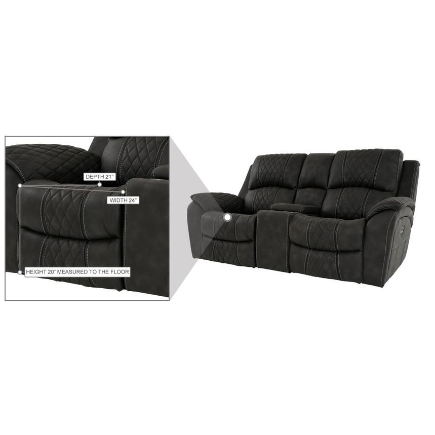 Panther Leather Power Reclining Sofa Console Loveseat Intended For Panther Fire Leather Dual Power Reclining Sofas (View 13 of 15)