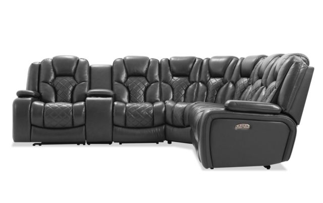 Panther Leather Power Reclining Sofa Console Loveseat With Panther Fire Leather Dual Power Reclining Sofas (View 6 of 15)