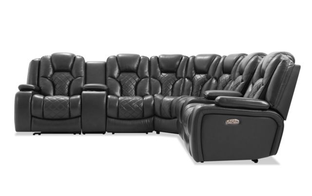Panther Leather Power Reclining Sofa Console Loveseat With Regard To Panther Fire Leather Dual Power Reclining Sofas (View 8 of 15)
