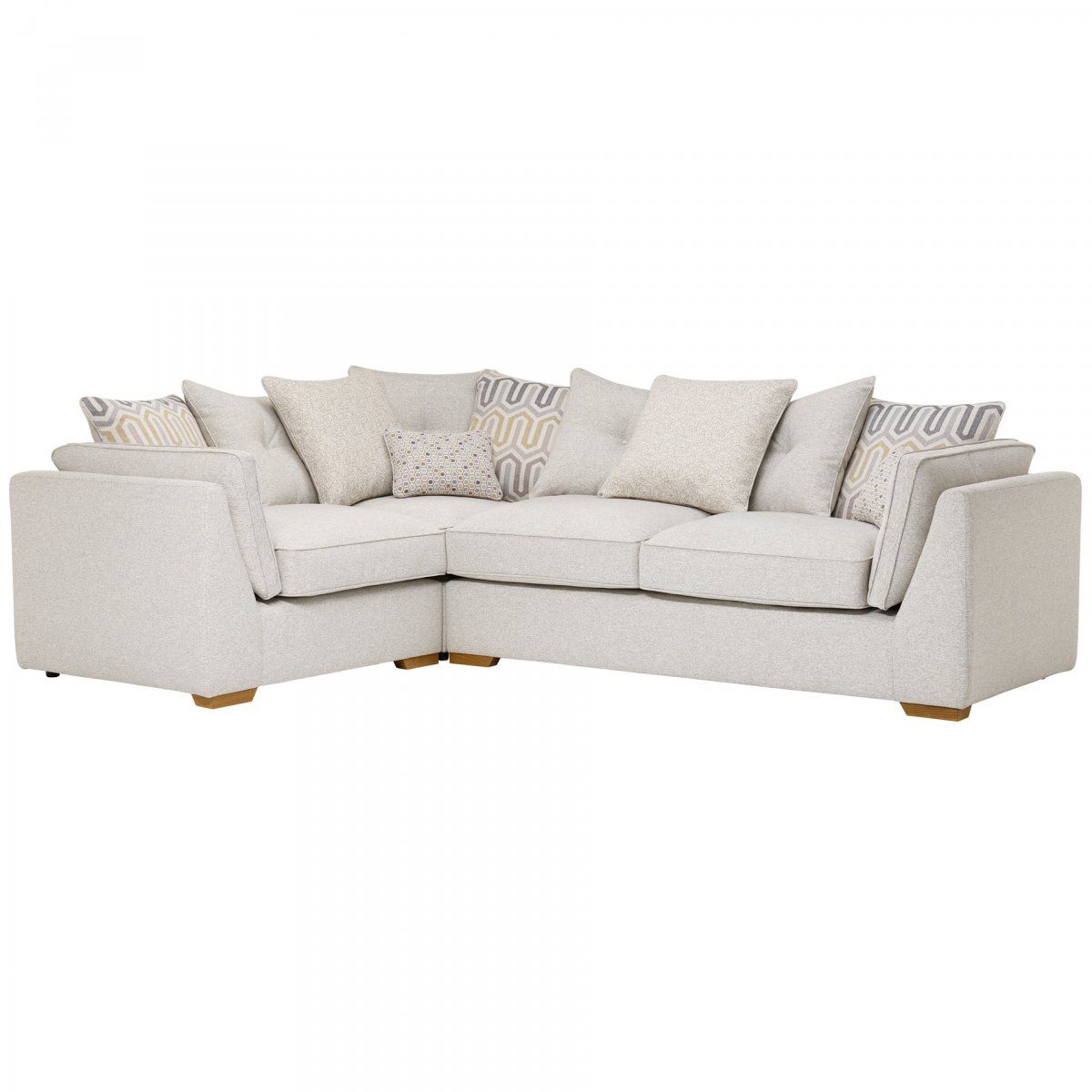Pasadena Right Hand Corner Pillow Back Sofa | Delivered Free! Intended For Lyvia Pillowback Sofa Sectional Sofas (View 10 of 15)