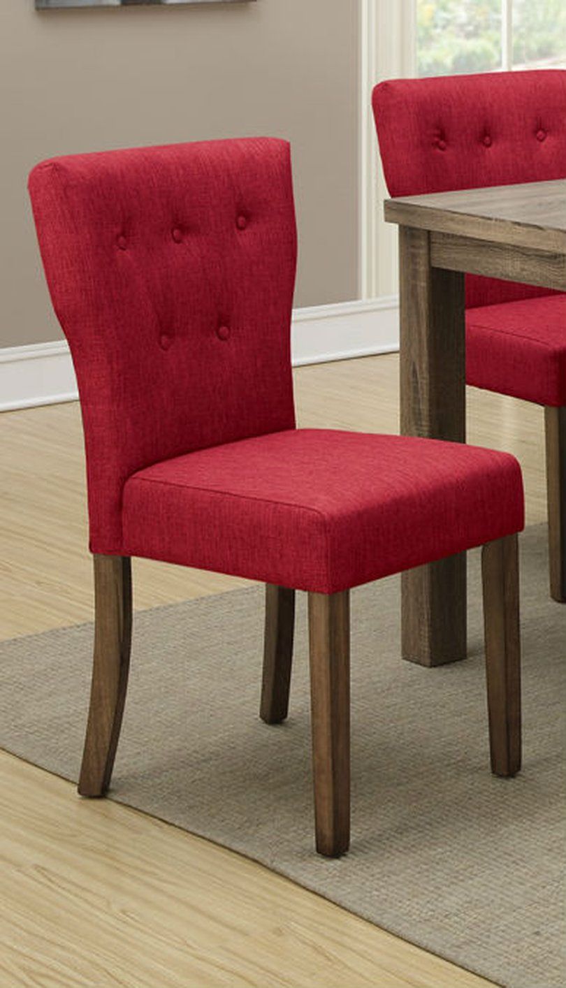 Red Wood Dining Chair – Steal A Sofa Furniture Outlet Los Inside Dining Sofa Chairs (Photo 8 of 15)