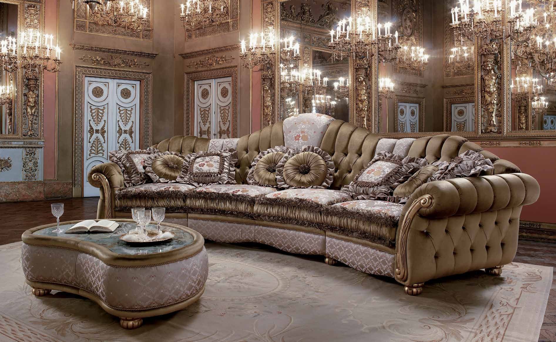 Semi Circular Sofa In Vanity Fabric, Sat Export – Luxury In Fancy Sofas (View 10 of 15)
