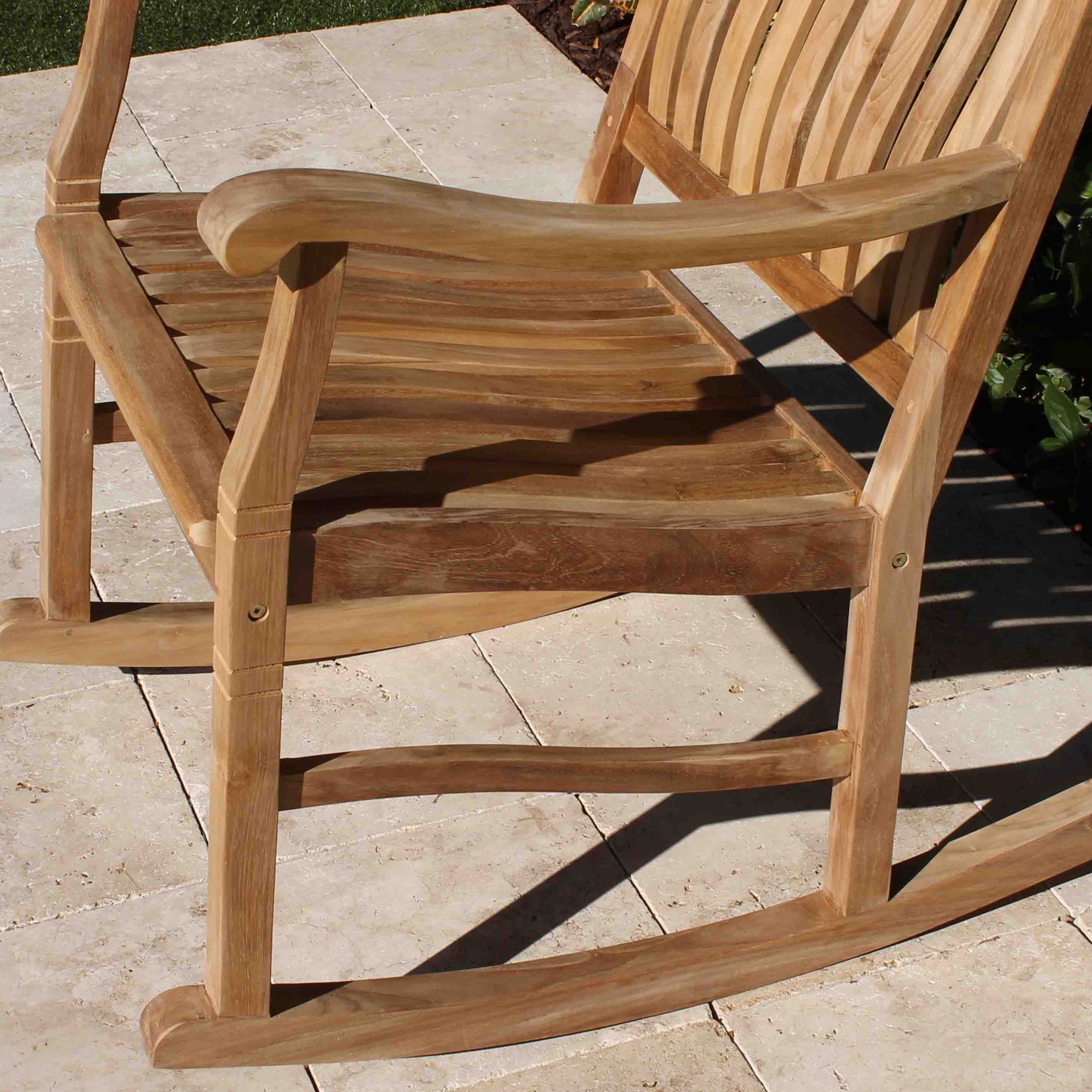 Set Of 2 Teak Rocking Chairs – Oceanic Teak Furniture Pertaining To Rocking Sofa Chairs (View 5 of 15)