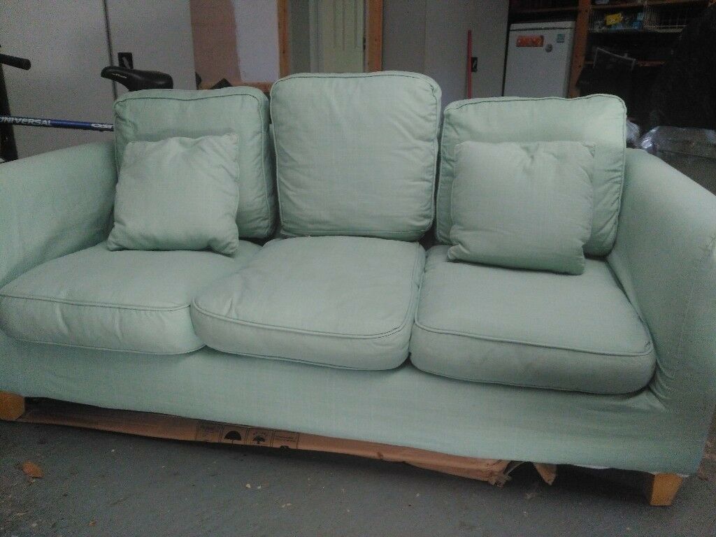 Sofa Workshop Three Seater Sofa Removable Covers Mint In Sofas With Removable Covers (View 15 of 15)