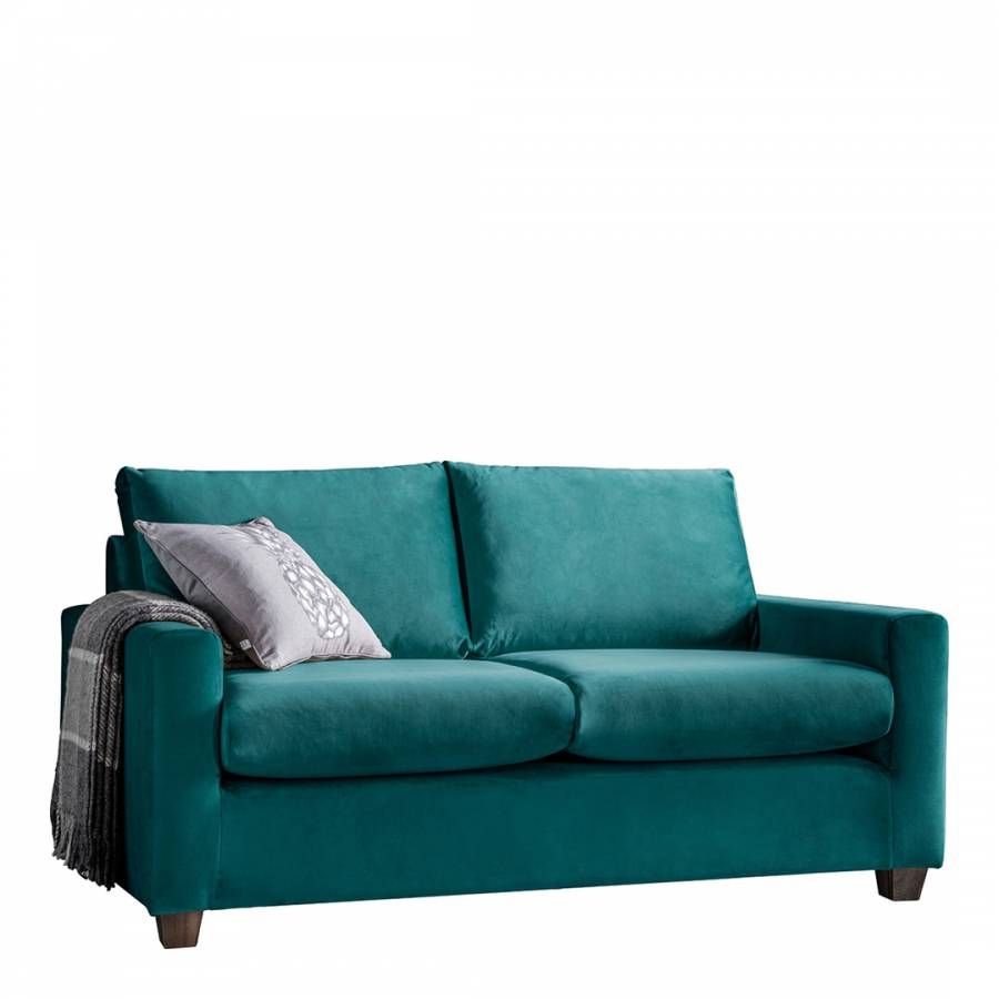 Stratford 3 Seater Sofa In Brussels Petrol – Brandalley Inside Stratford Sofas (View 1 of 15)