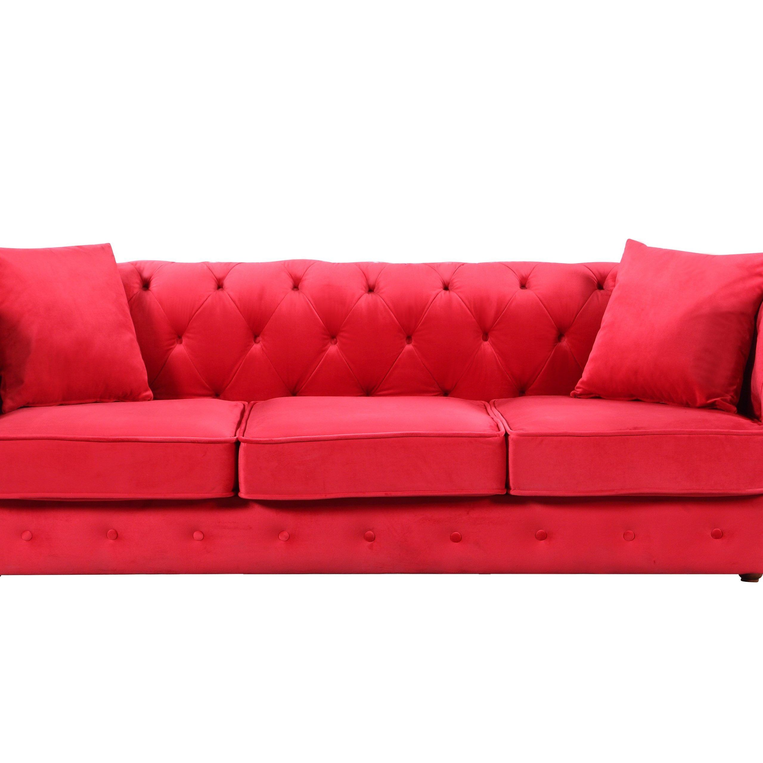 Stratford Classic Velvet Fabric Chesterfield Sofa | Fabric With Stratford Sofas (View 9 of 15)