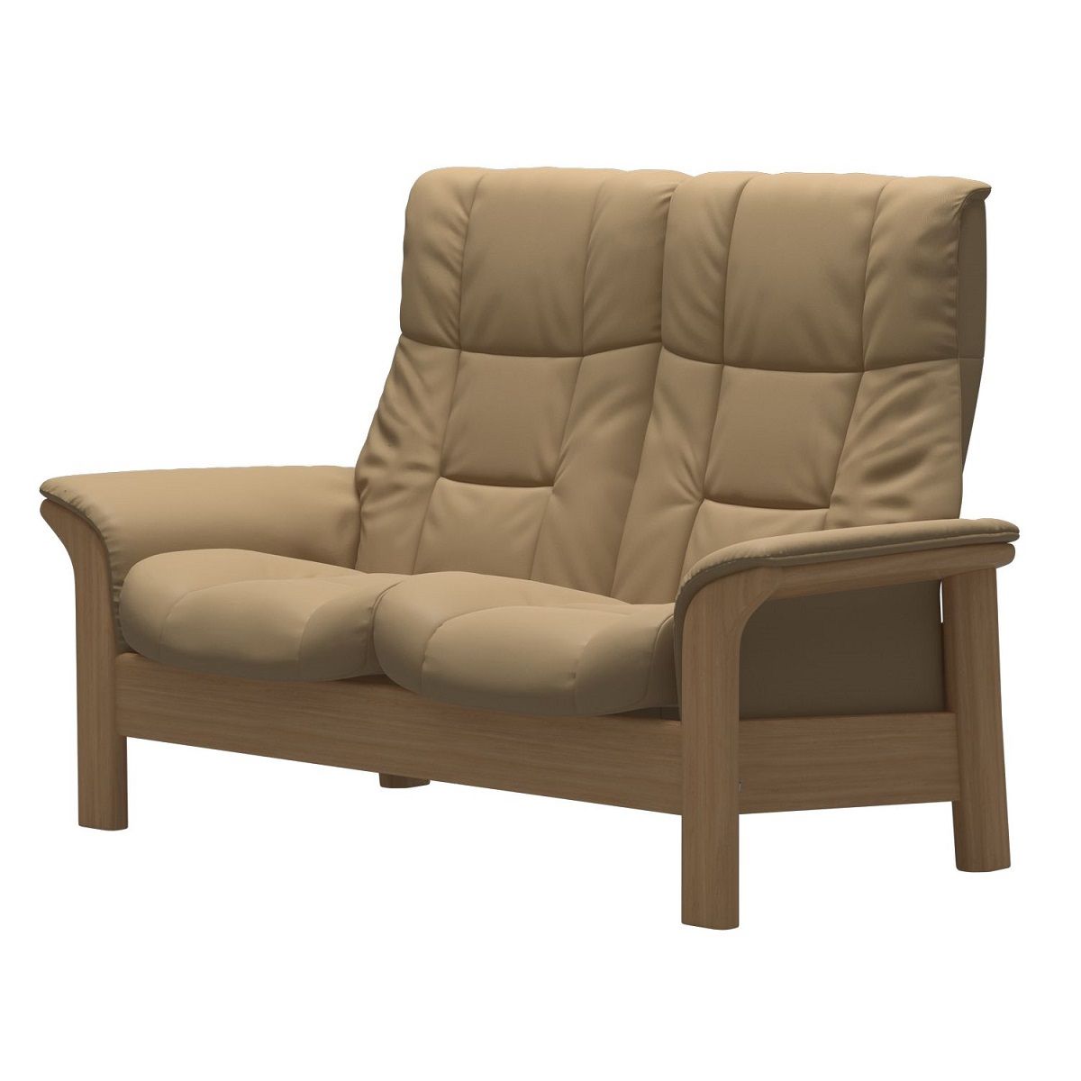Stressless Windsor 2 Seater High Back Sand Sofa | It0196966 Throughout Windsor Sofas (View 15 of 15)