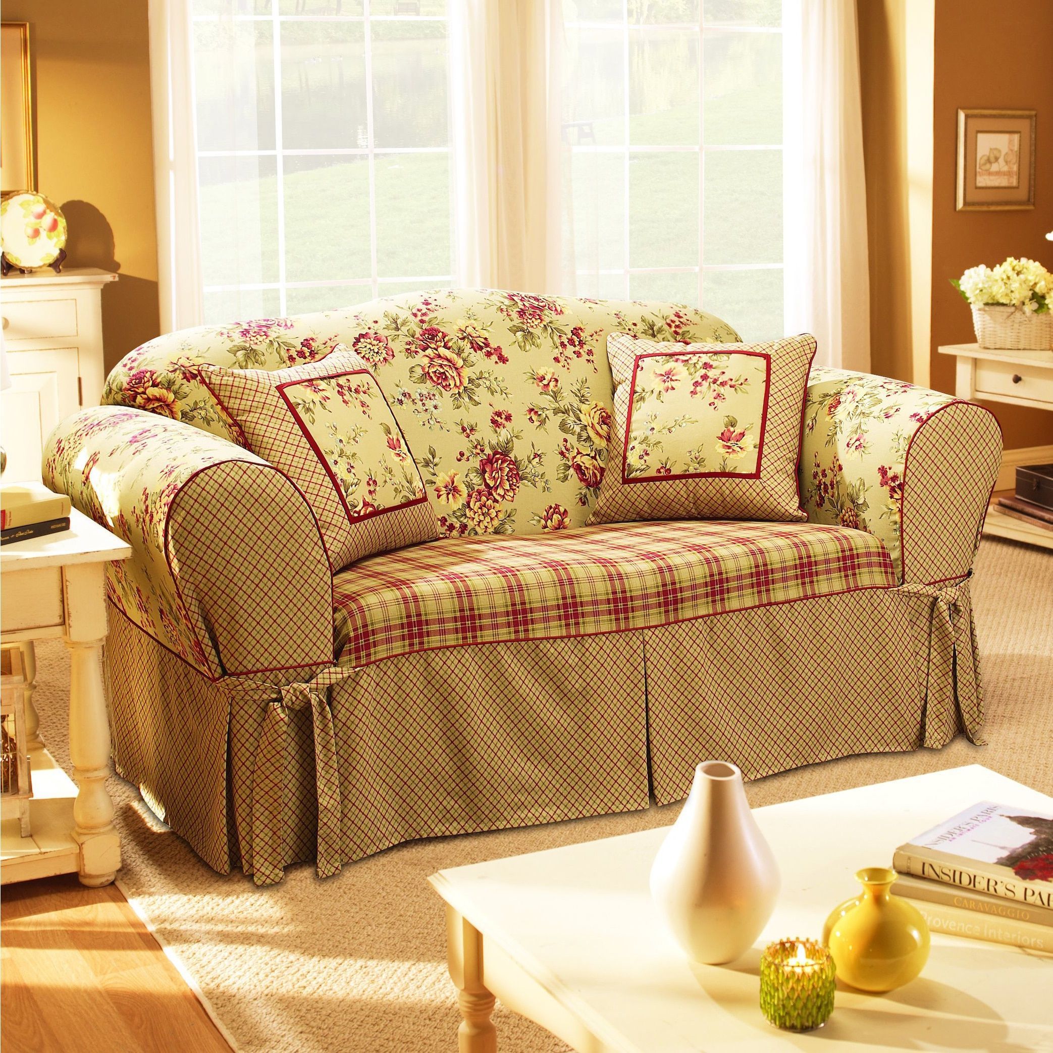 Sure Fit Lexington Washable Sofa Slipcover (Taupe / Sofa Pertaining To Washable Sofas (View 1 of 15)
