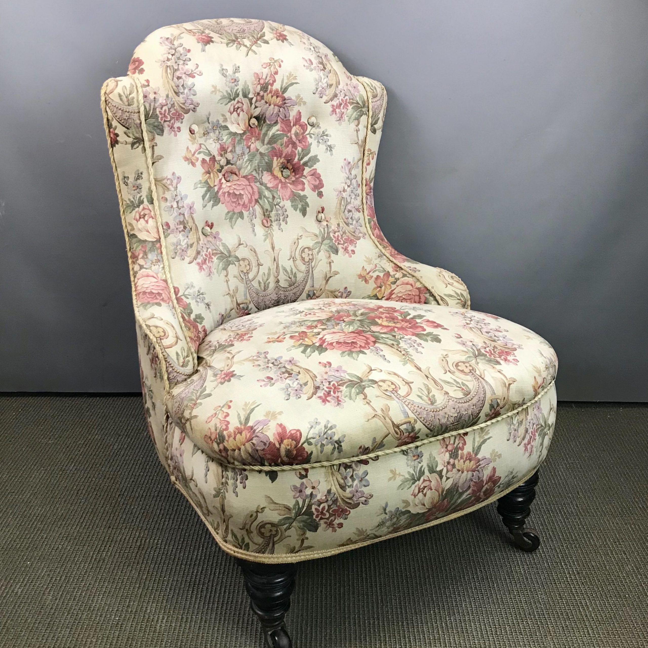Victorian Chintz Bedroom / Cocktail Chair | 558194 Pertaining To Chintz Sofas And Chairs (View 9 of 15)
