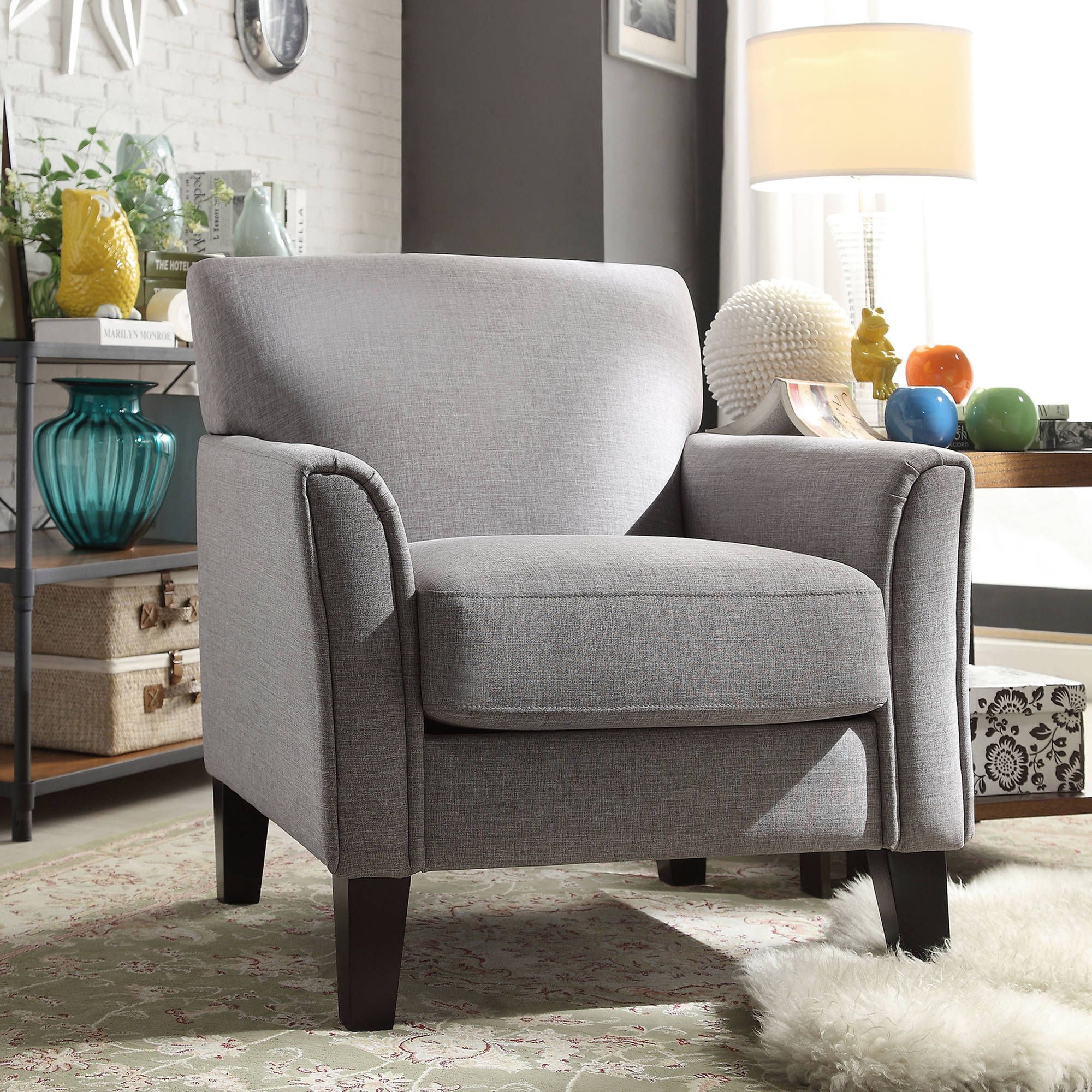 Weston Home Tribeca Living Room Upholstered Accent Chair For Accent Sofa Chairs (Photo 1 of 15)