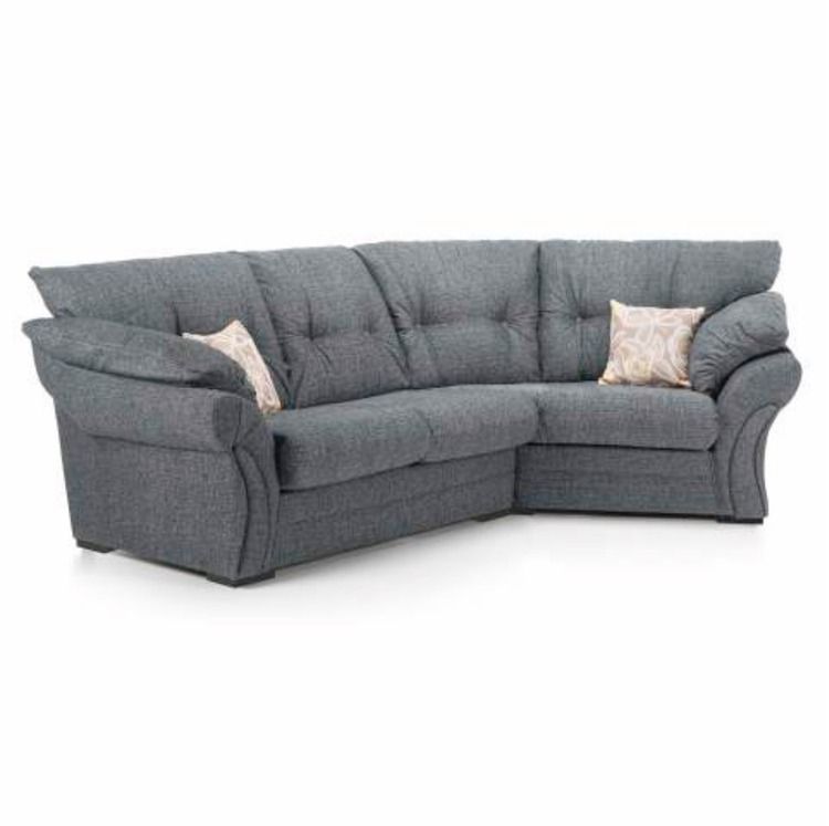 Zinc Fabric Snuggle Sofa Right Hand Within Snuggle Sofas (View 15 of 15)