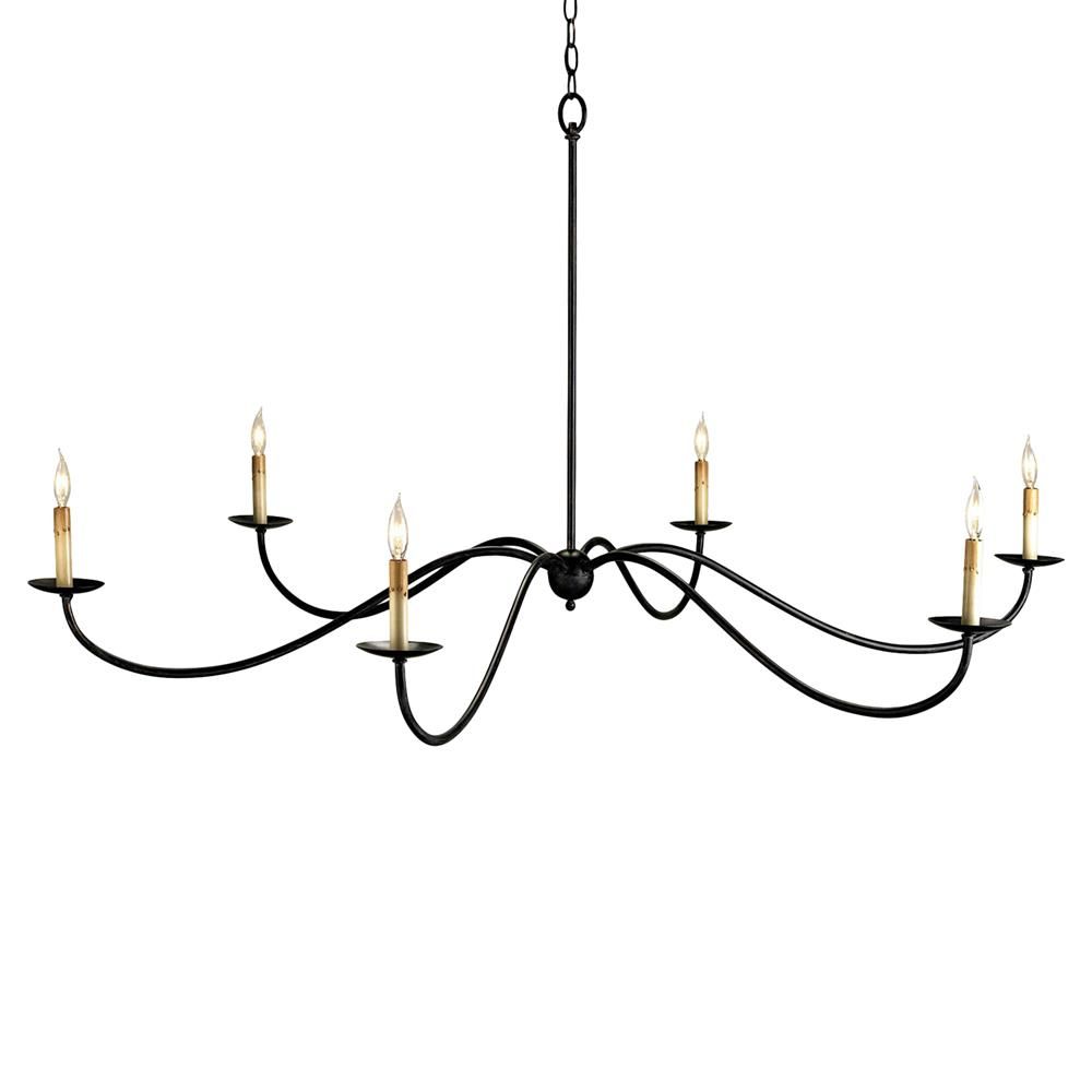63 Inch Round Delicate Black Metal 6 Light Grand Chandelier With Black Iron Eight Light Minimalist Chandeliers (View 13 of 15)