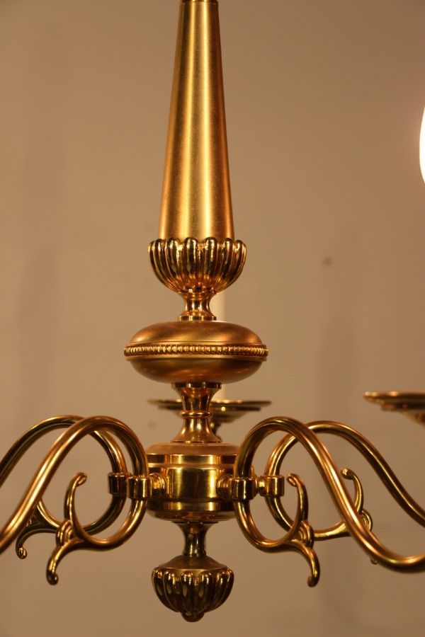 Buy Antique Style Gold Plated Chandelier From Antiques And Regarding Antique Gild Two Light Chandeliers (View 14 of 15)