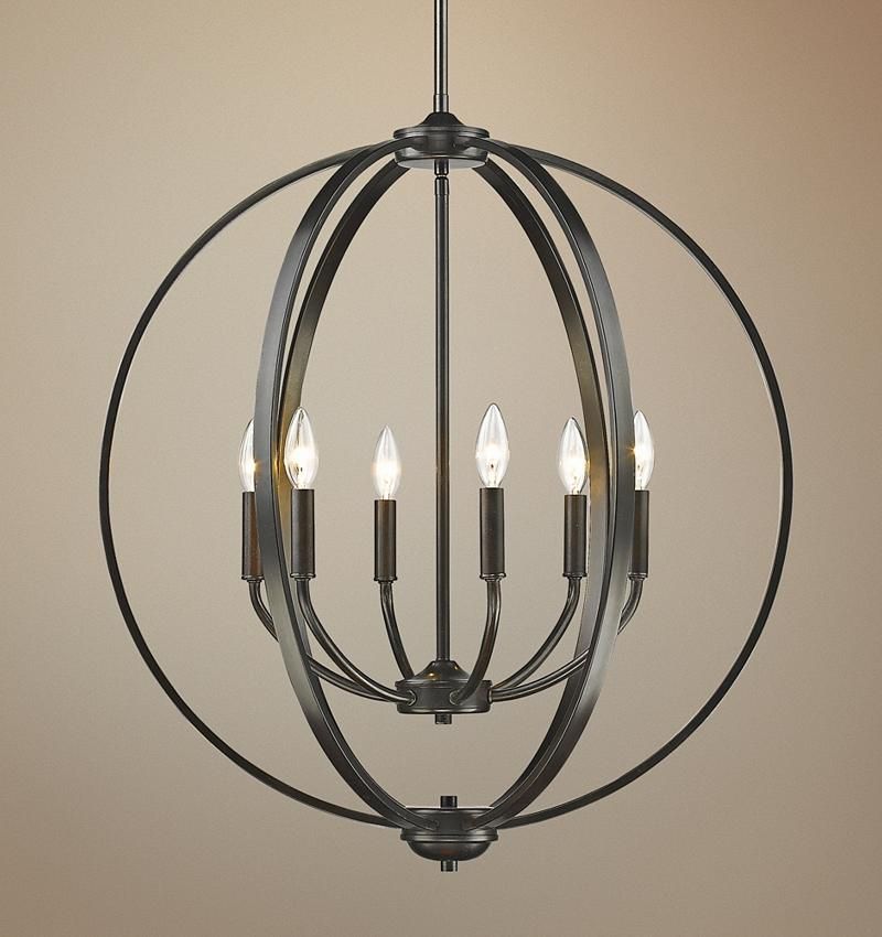 Chandeliers | Colson 25 3/4" Wide Etruscan Bronze 6 Light With Six Light Chandeliers (View 7 of 15)