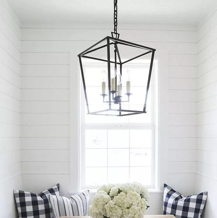 Ideas To Stunning Modern Farmhouse Ceiling And Wall Lights In French Washed Oak And Distressed White Wood Six Light Chandeliers (View 14 of 15)