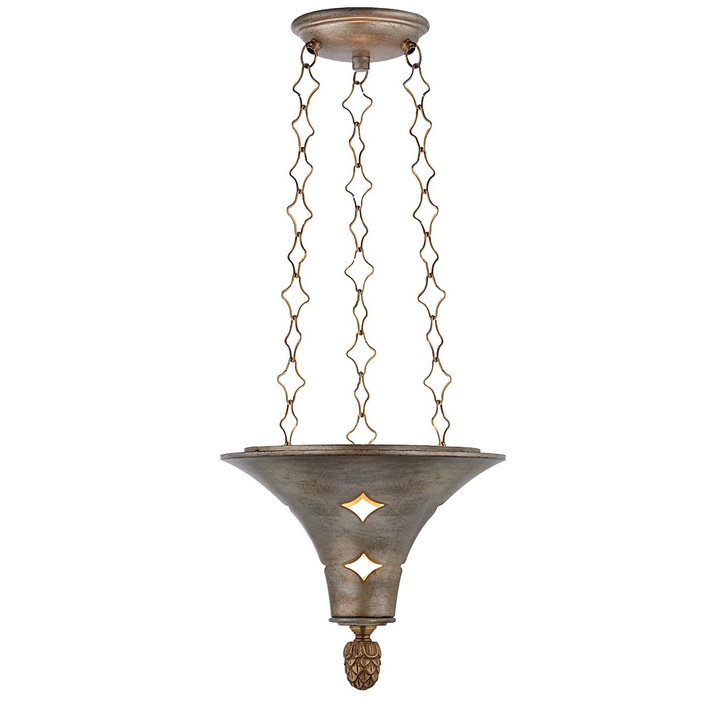 Visual Comfort Sr 5101Bsl John Rosselli Traditional Callie In Burnished Silver 25 Inch Four Light Chandeliers (View 10 of 15)